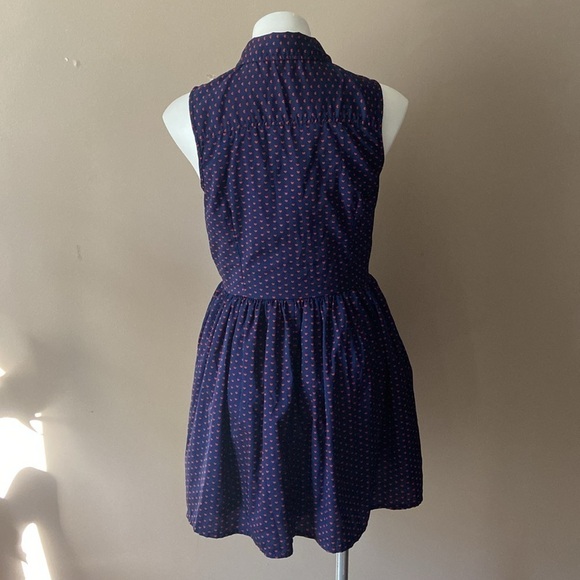 Delia’s Navy Blue Sleeveless Heart Mini Dress - Picture 4 of 5
